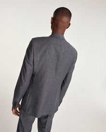 Slim-Fit Gray Suit Jacket In Wool | Men | Grey