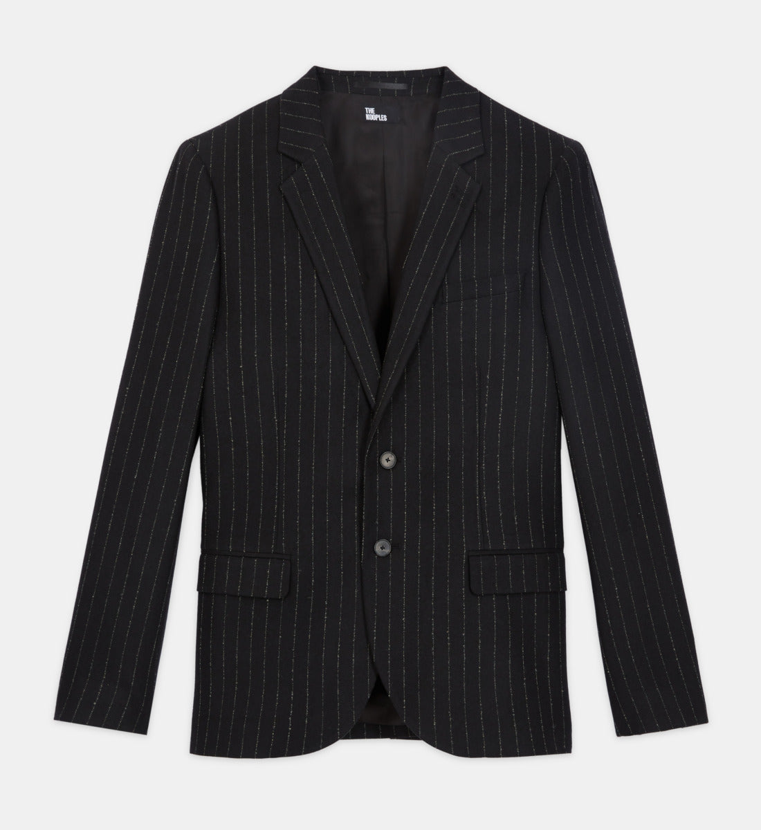 Striped Suit Jacket | Men | Black x White