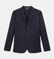 Wool Suit Jacket | Men | Navy Blue