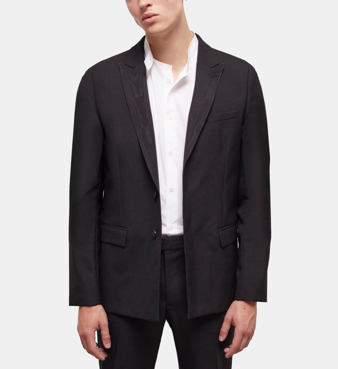 Wool Suit Jacket | Men | Black