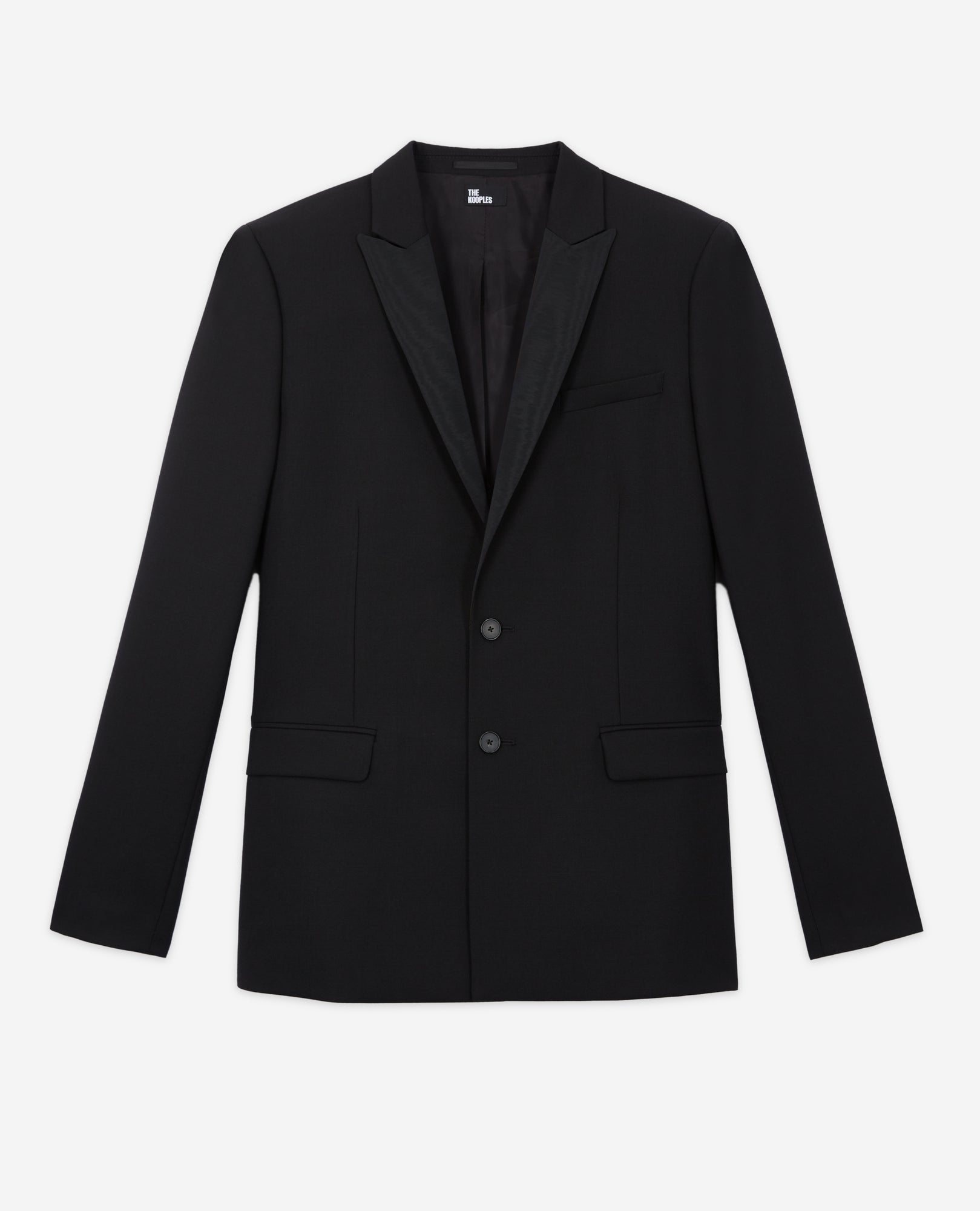 Wool Suit Jacket | Men | Black