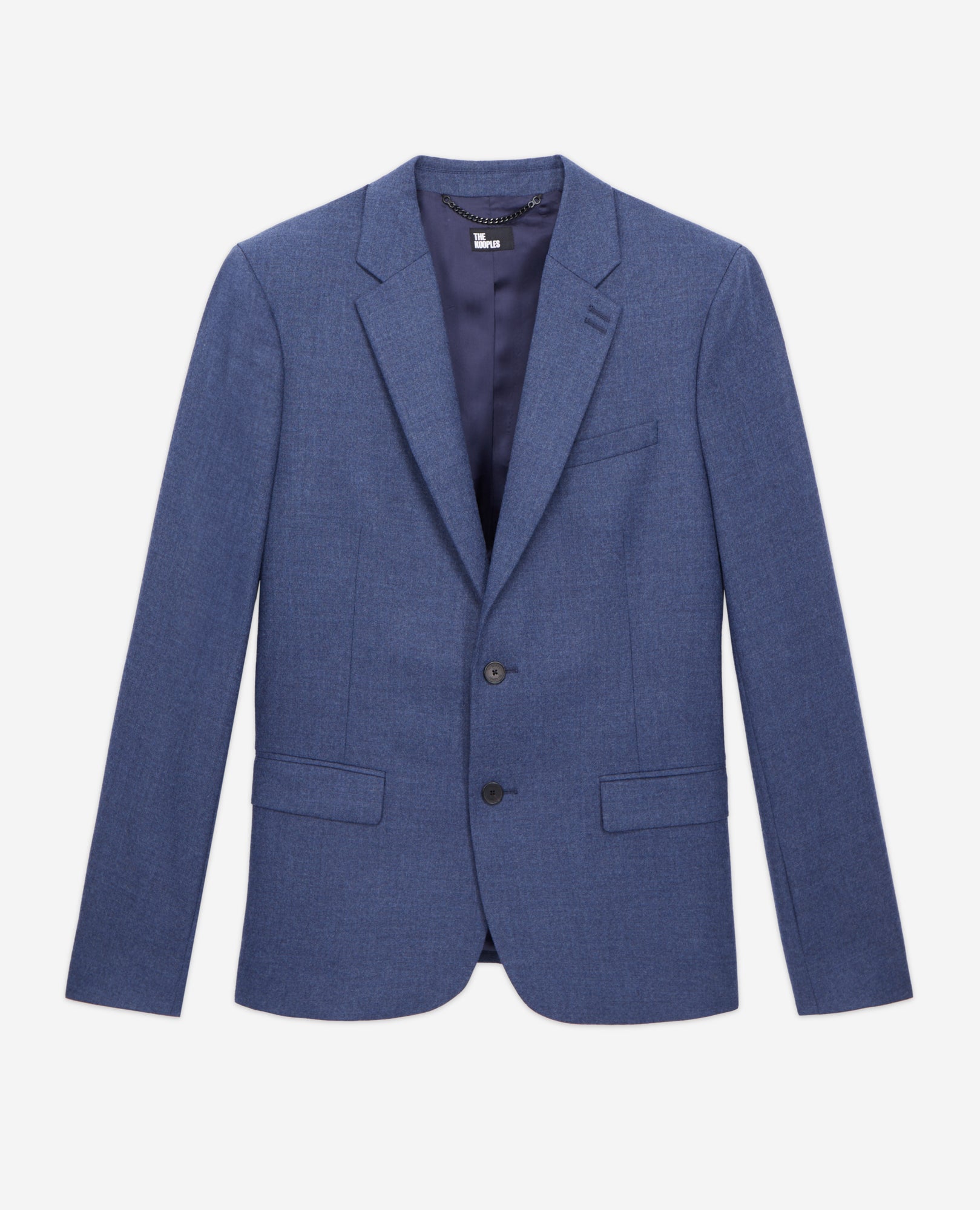 Flannel Blazer | Men | Blue