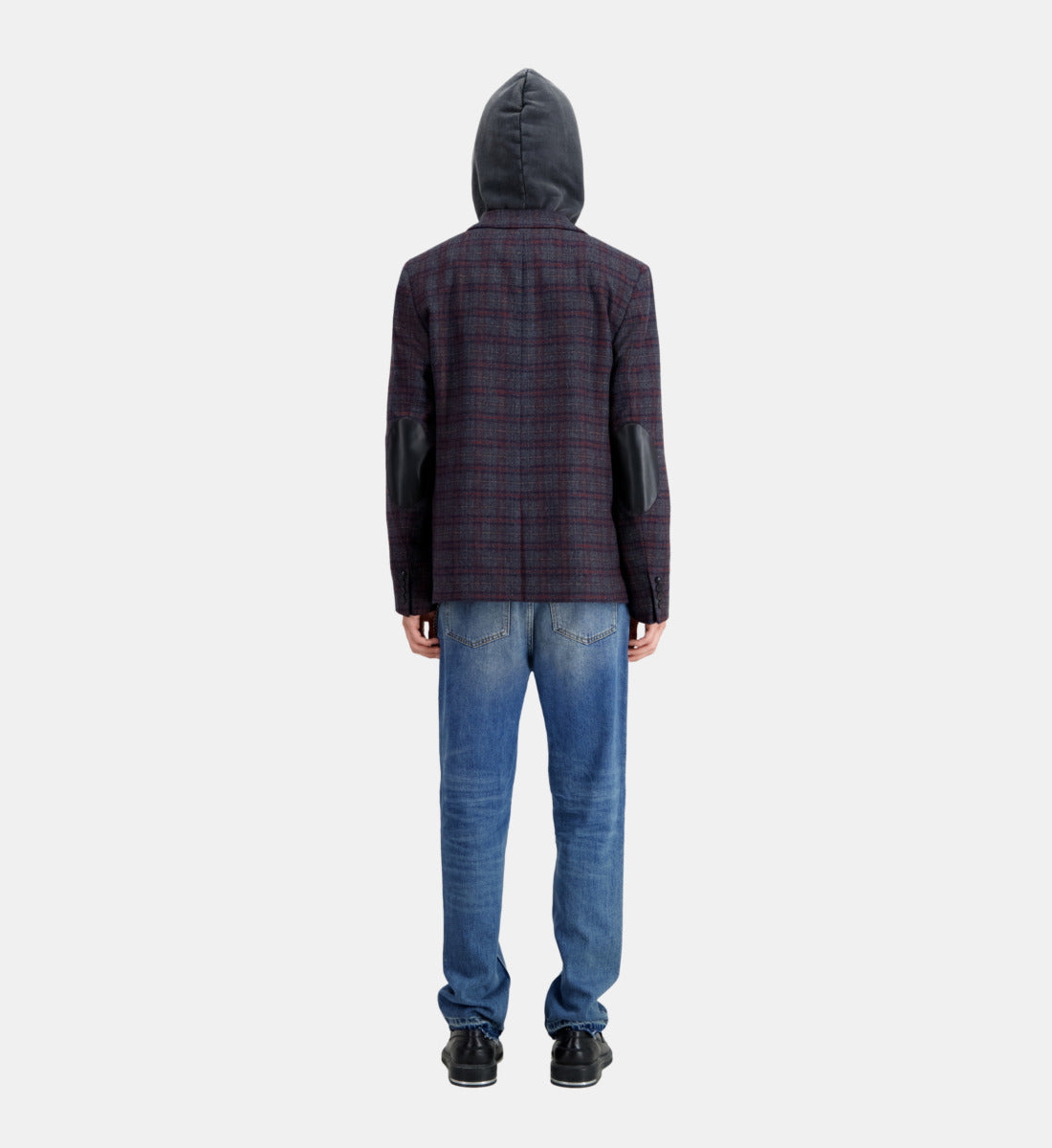 Checkered Wool Jacket | Men | Carreaux