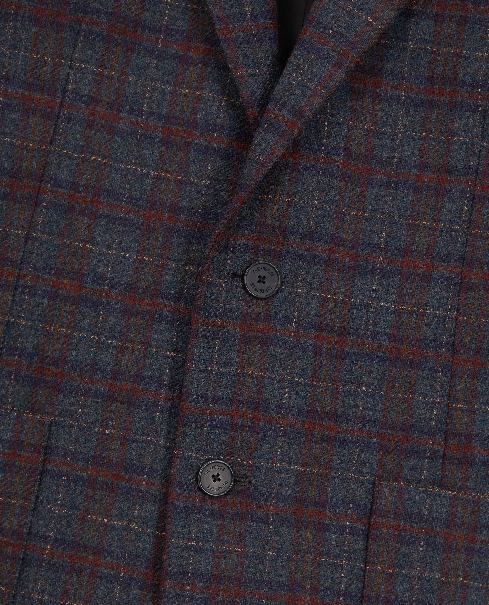 Checkered Wool Jacket | Men | Carreaux