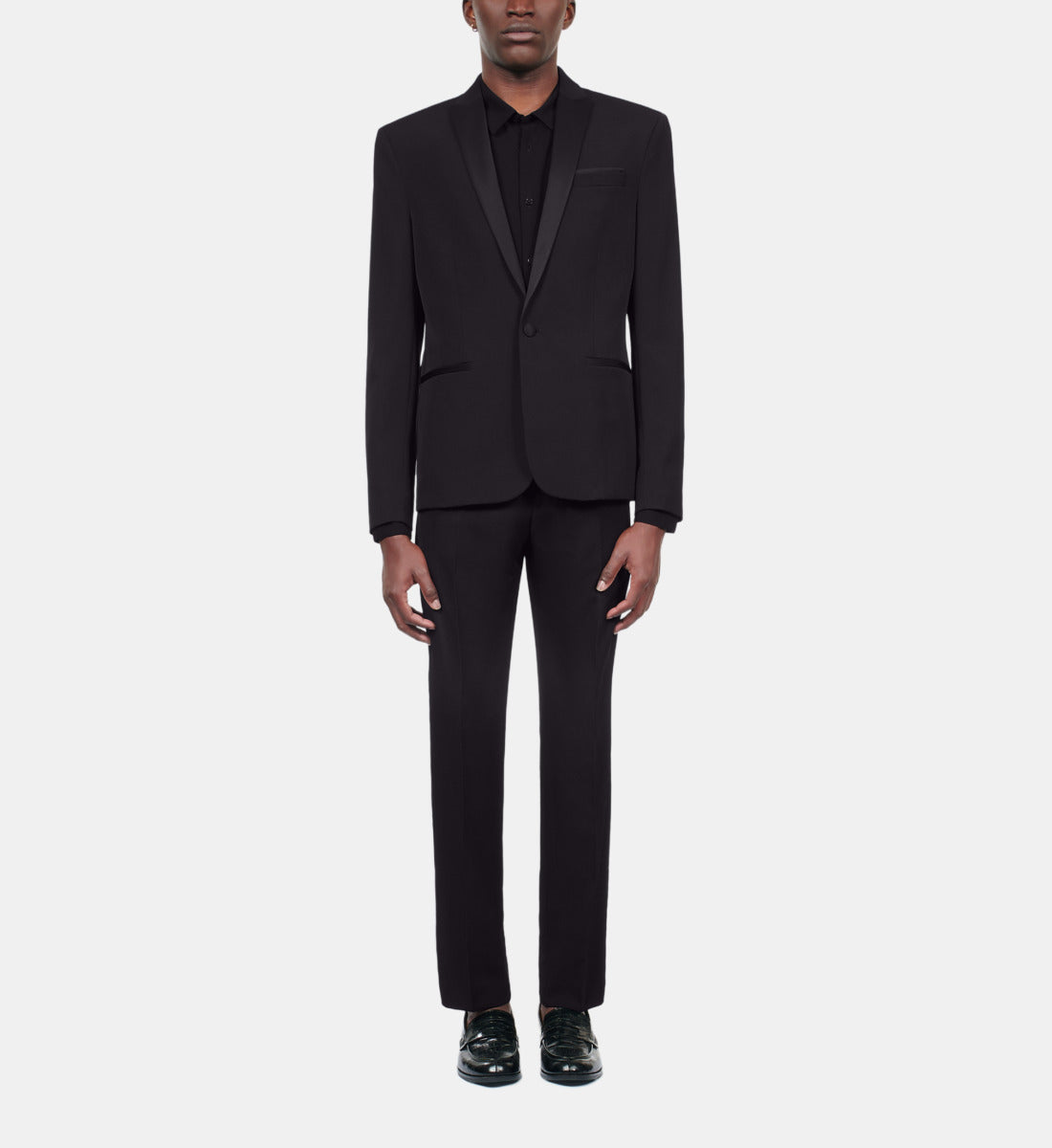 Tuxedo Fitted Jacket | Men | Black