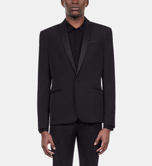 Tuxedo Fitted Jacket | Men | Black