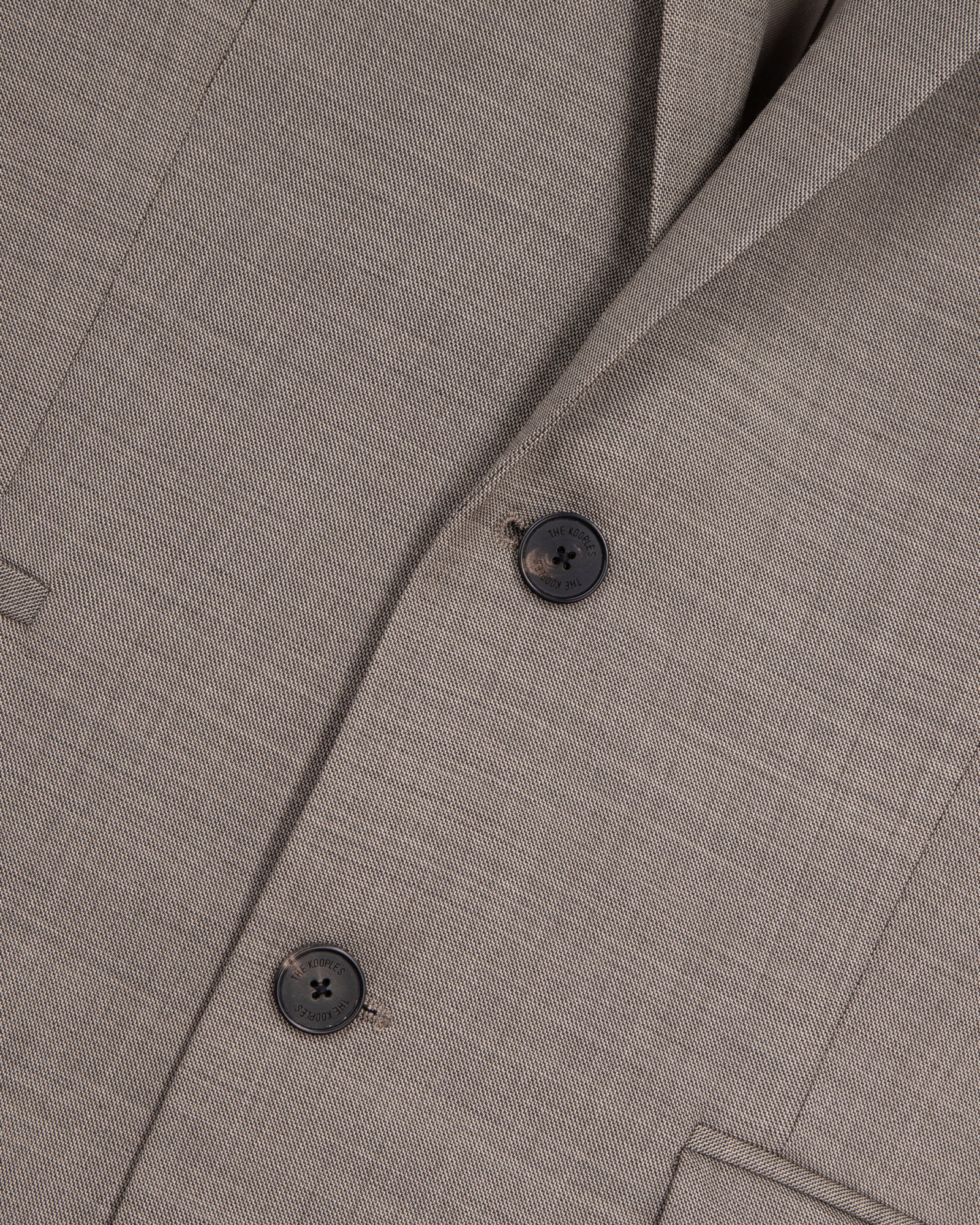 Wool Suit Jacket | Men | Beige