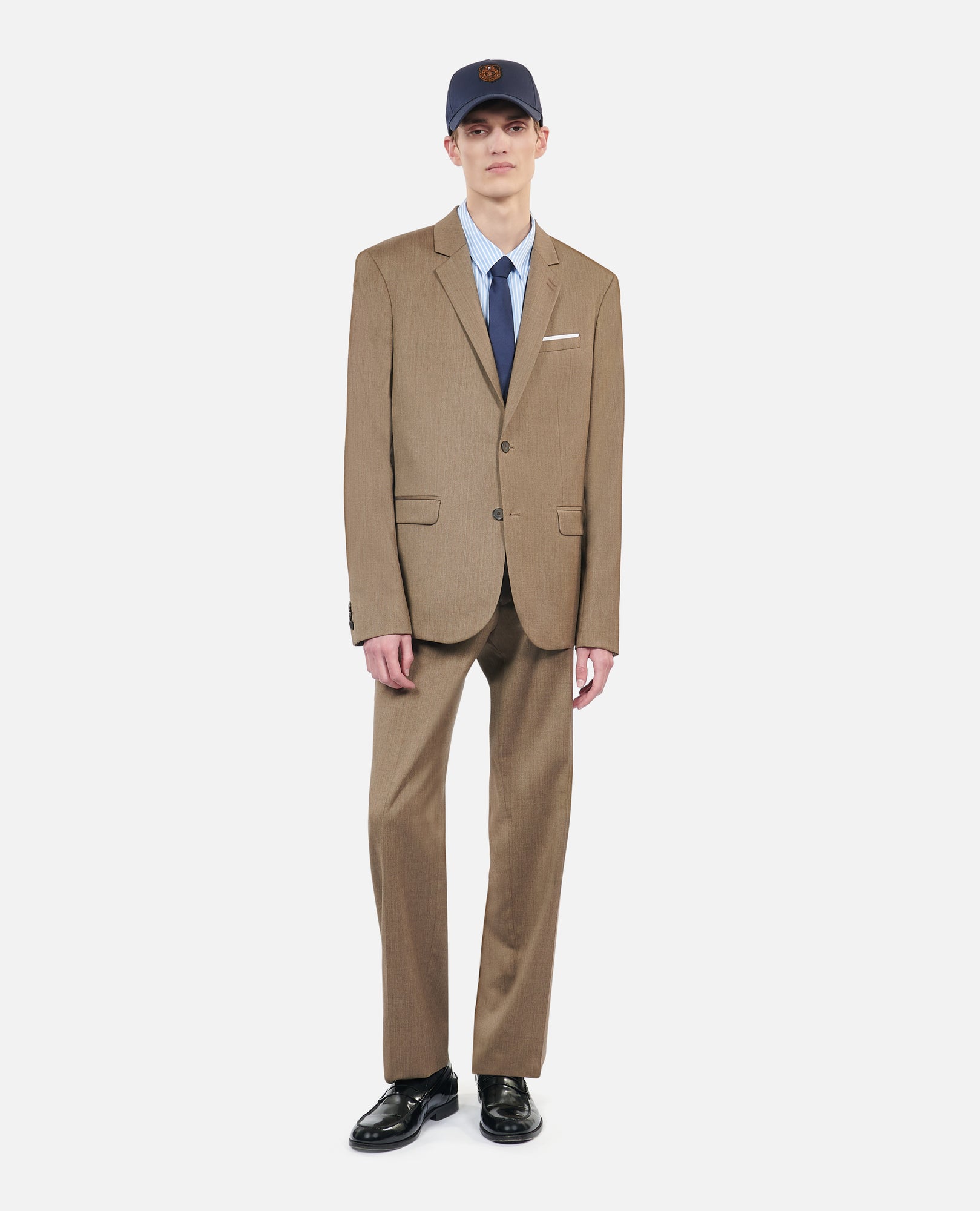 Light Wool Suit Jacket | Men | Brown