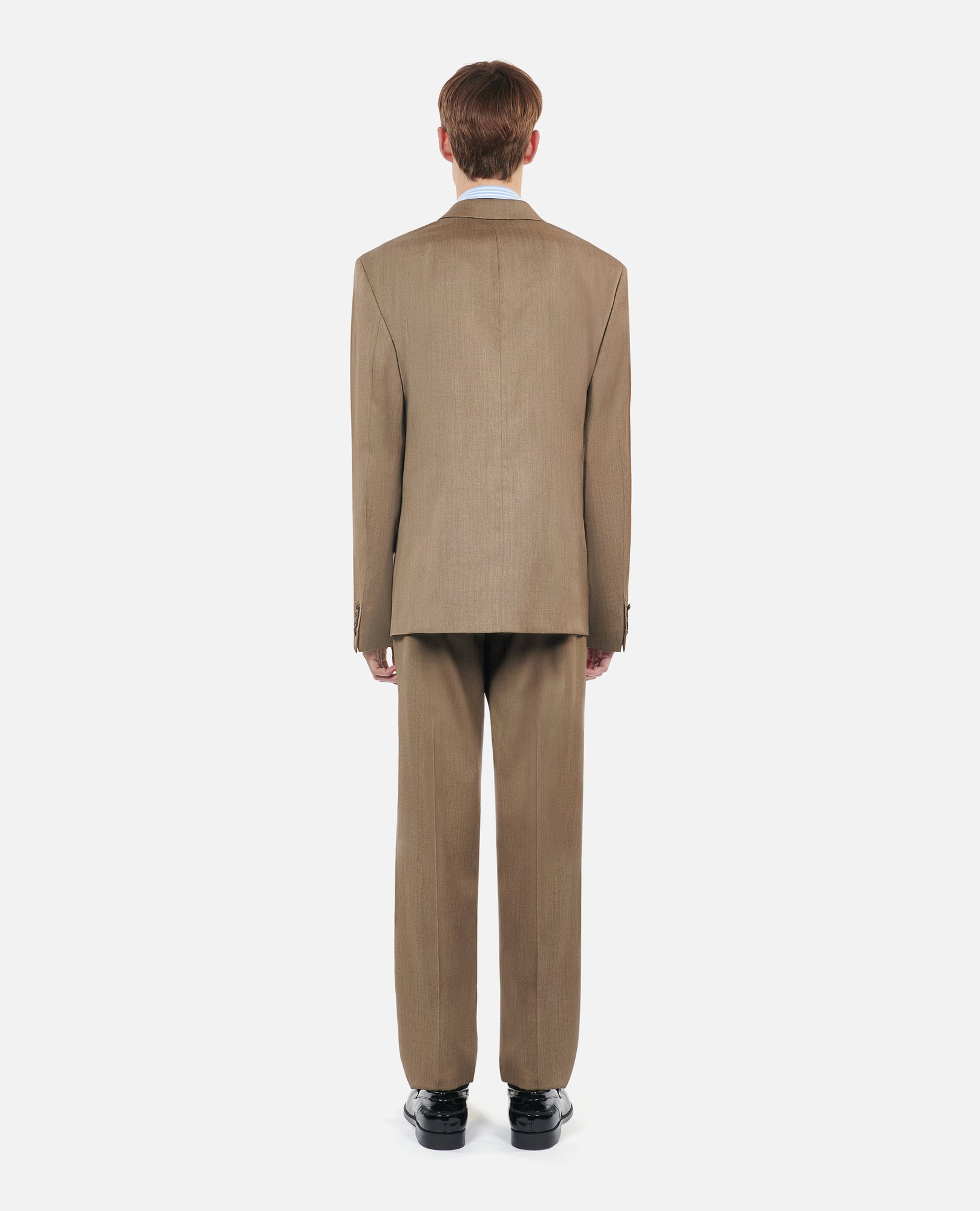 Light Wool Suit Jacket | Men | Brown