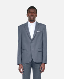 Wool Suit Jacket | Men | Blue