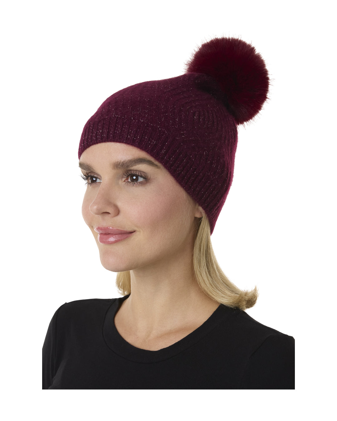 Sofia Cashmere | Women | Women's Hat | Bordeaux