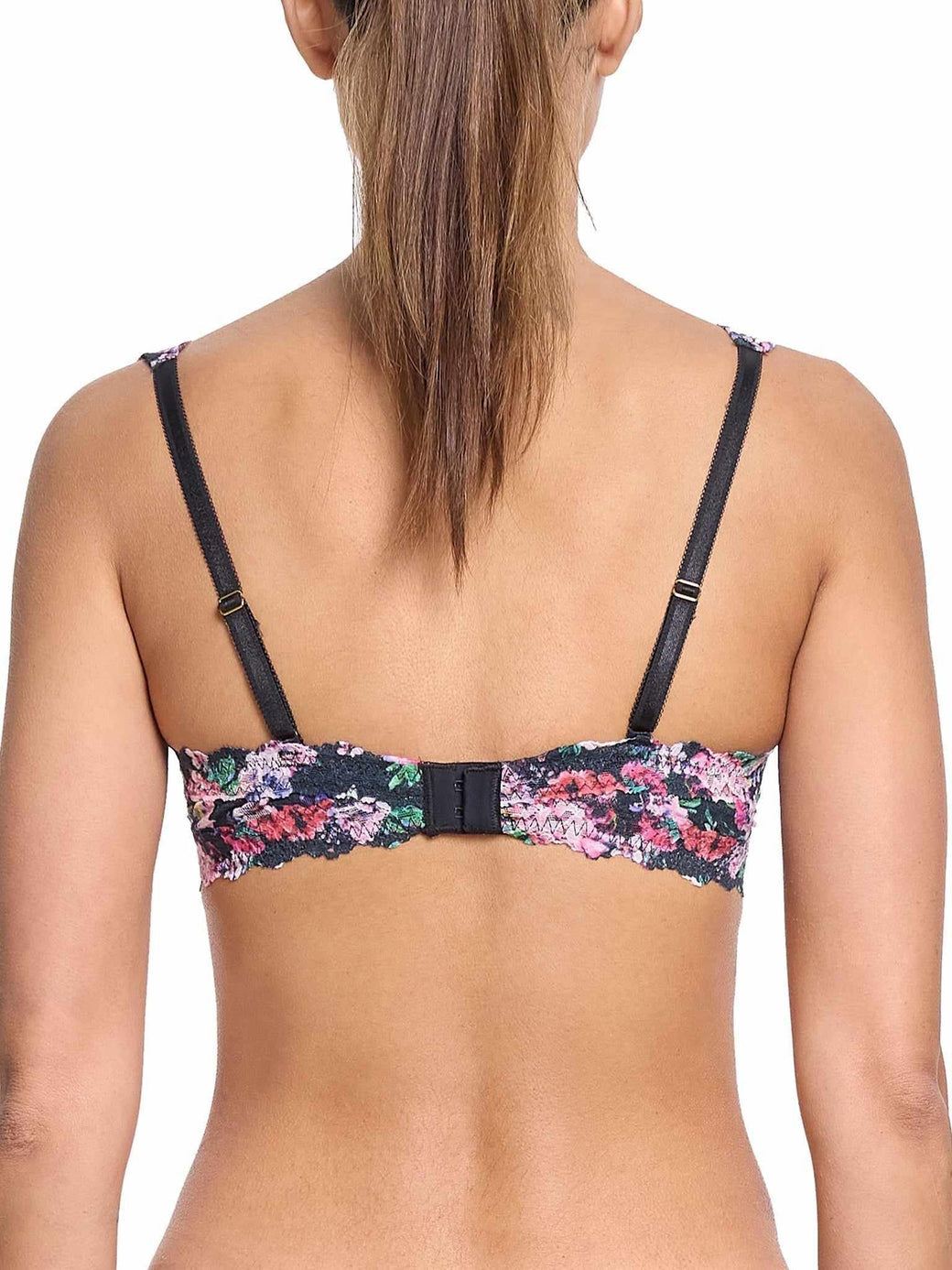 Signature Lace Balconette Bra | Dark Peoni