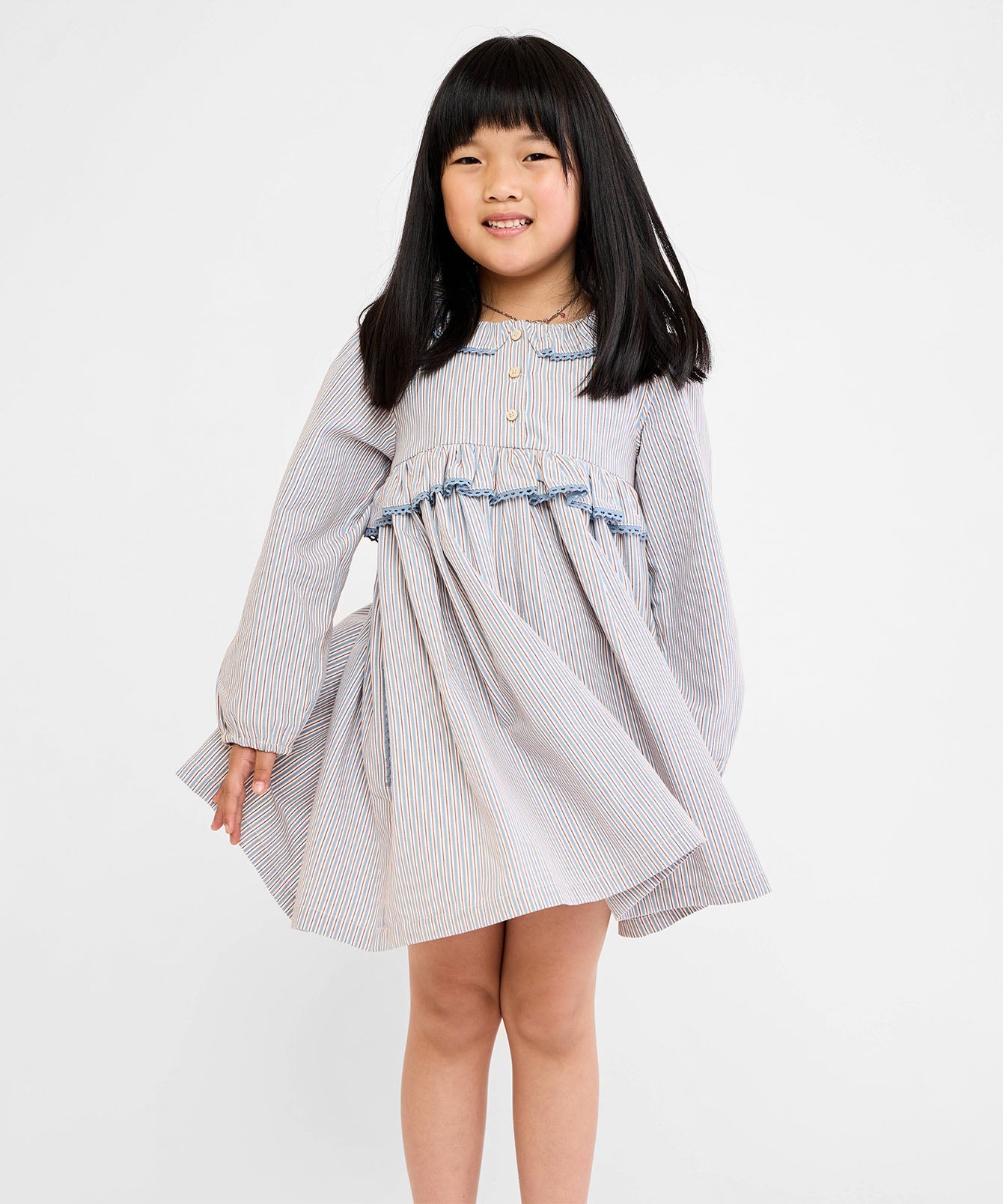 Girls | Hannah Dress | Multi/Blue