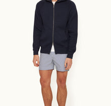 Harper Relaxed Fit Double-Faced Hooded Sweatshirt | Night Iris