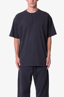 Heavy Basic Tee | Washed Black