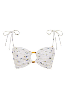Tori Ties Bandeau Bikini Top | Heidi Floral