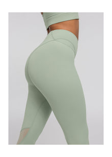 High-Waisted Stretch Performance Leggings | Sage Green