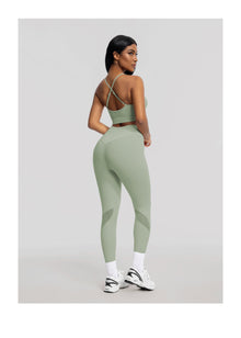 High-Waisted Stretch Performance Leggings | Sage Green