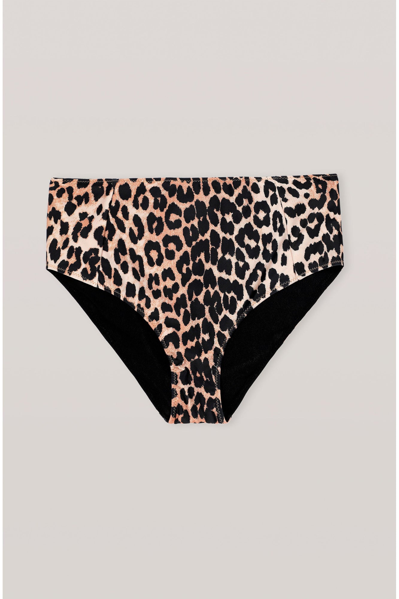 High Rise Bikini Briefs | Leopard