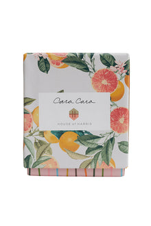 Cara Cara x House of Harris, Golden Hour Candle | Stripe Ivory Multi