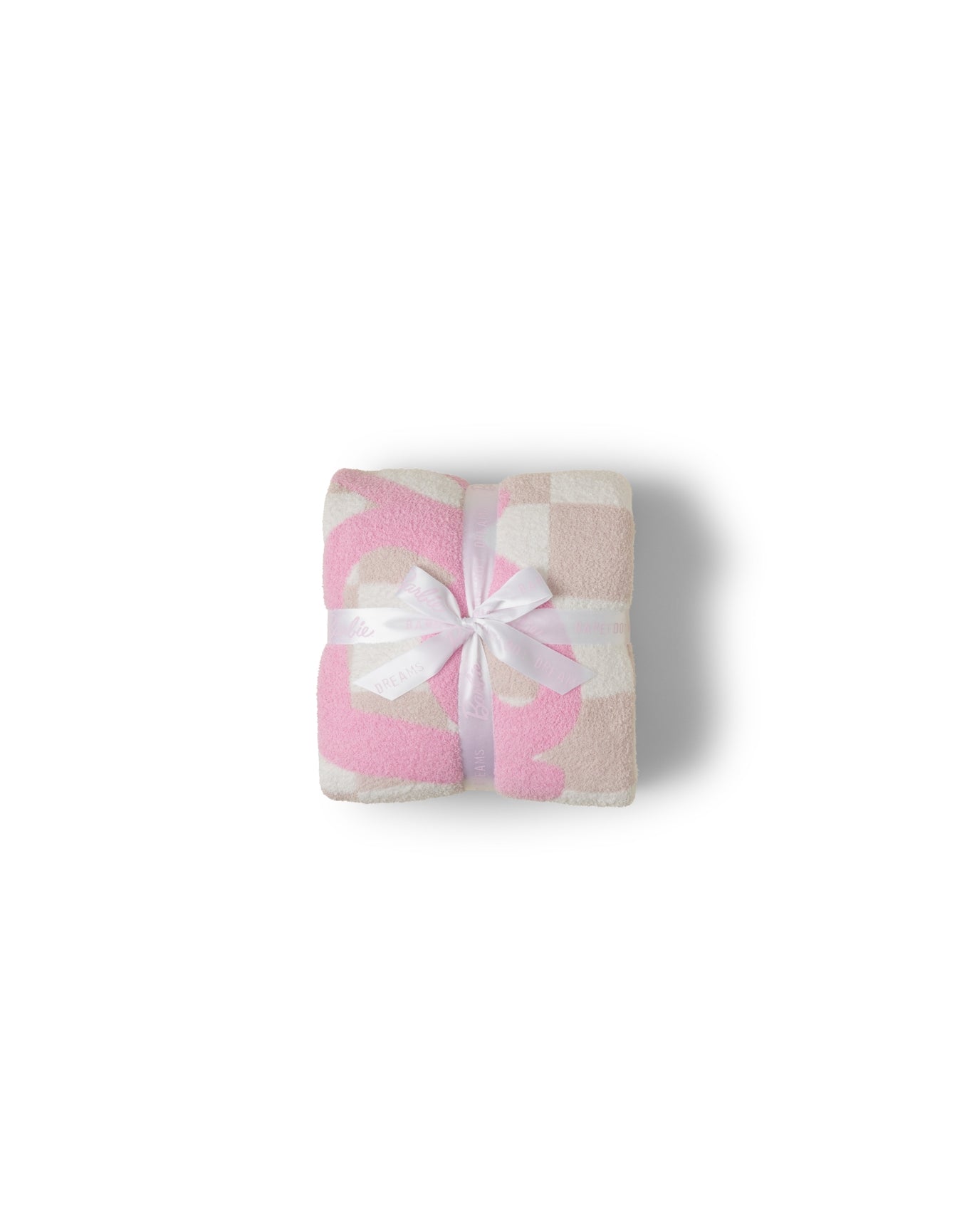 Home | Cozychic Barbie Checkered Throw 54"X72" | Barbie Pink Multi
