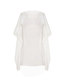 Illusion Winged Top | Ivory