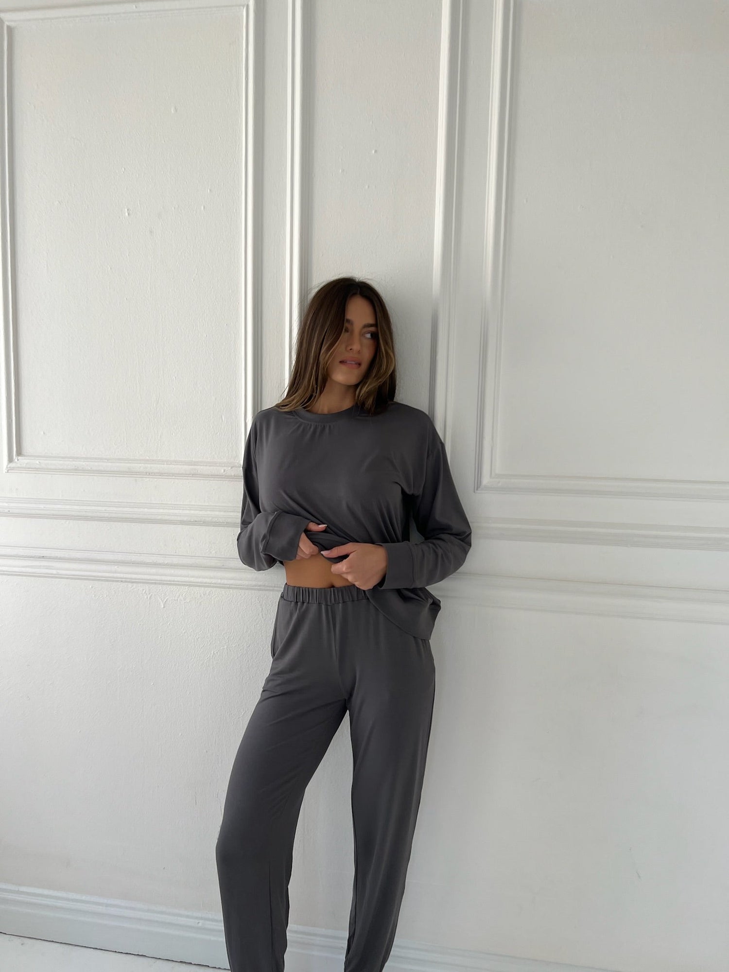 Low Rise Joggers | Shadow