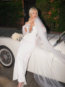 Cathedral Long Wedding Veil | White