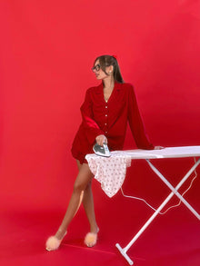 Classic Pajama Top | Scarlet