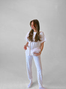 Low Rise Joggers | Ivory/Chestnut