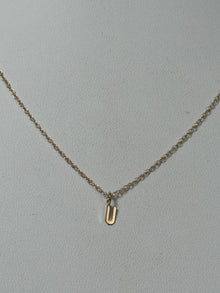Initial Necklace | 10K Yellow Gold