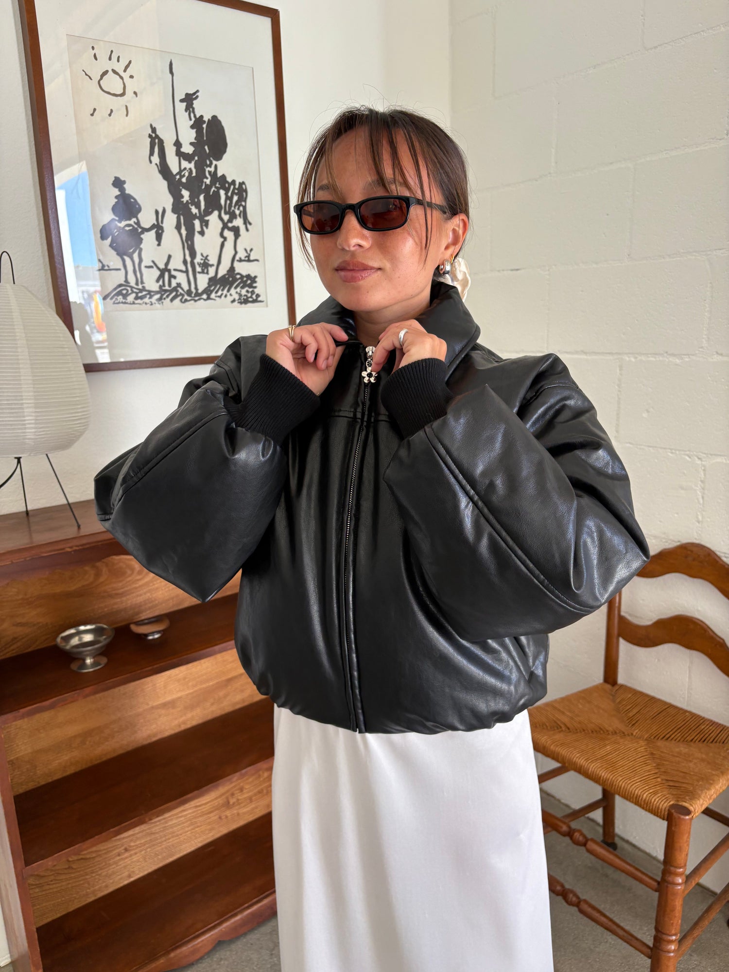 Raven Bomber Jacket | Black