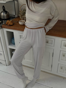 Low Rise Joggers | Cloud Grey