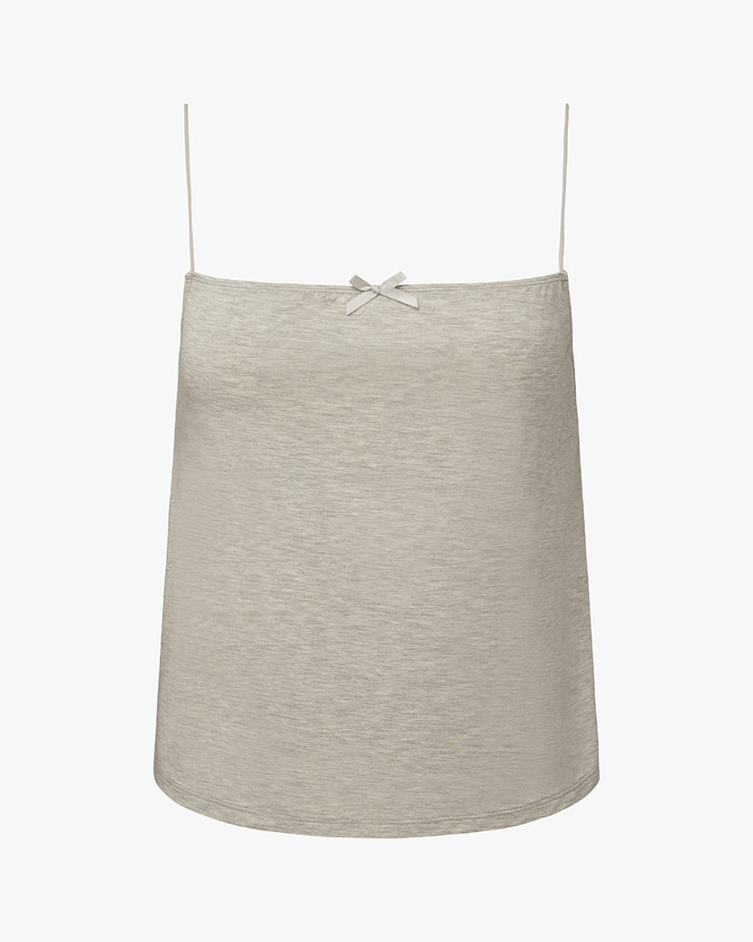 Square Neck Tank | Heather Grey