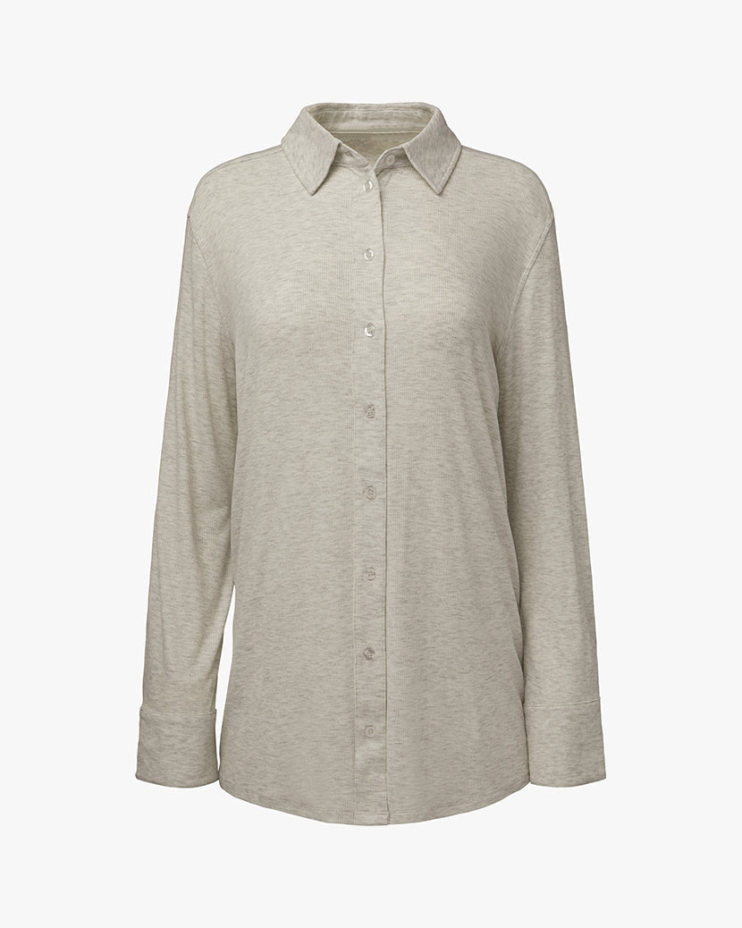 Dani Shirtdress | Heather Grey