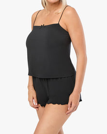 Square Neck Tank | Black