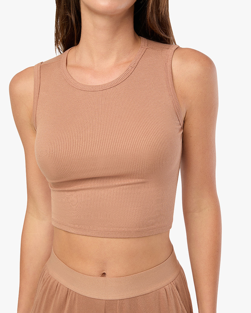 Muscle Tank | Mocha Mousse