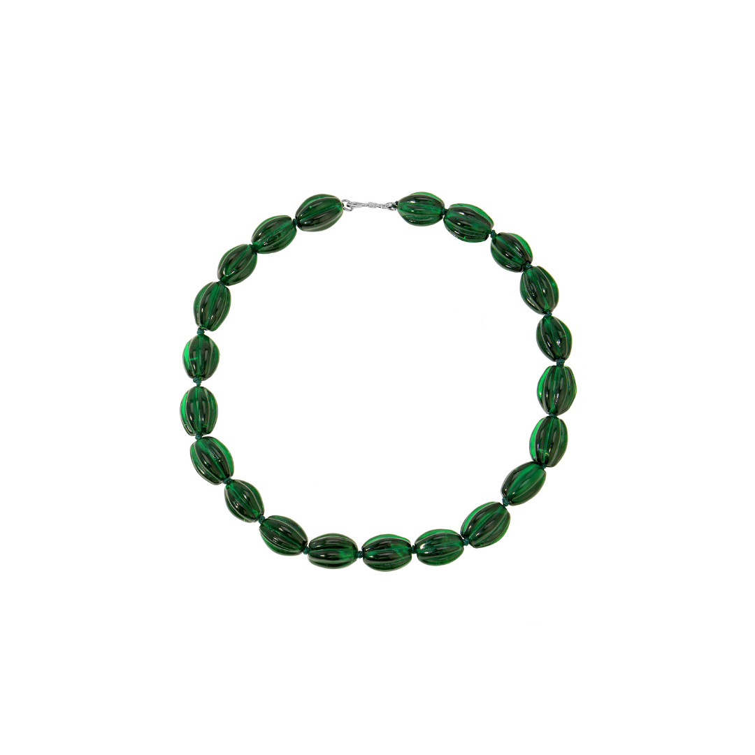 Isla Necklace | Cream Resin Beads