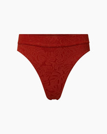 Womens | Ivy Bikini Bottom | Dark Red