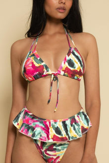 Euro Bow Bikini Top | Isla Floral