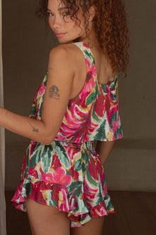 Square Neck Crop Top | Isla Floral