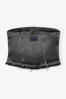 Tint Edge Denim Top | Washed Black/Black