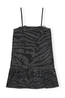 Dress in Printed Denim
 | Black