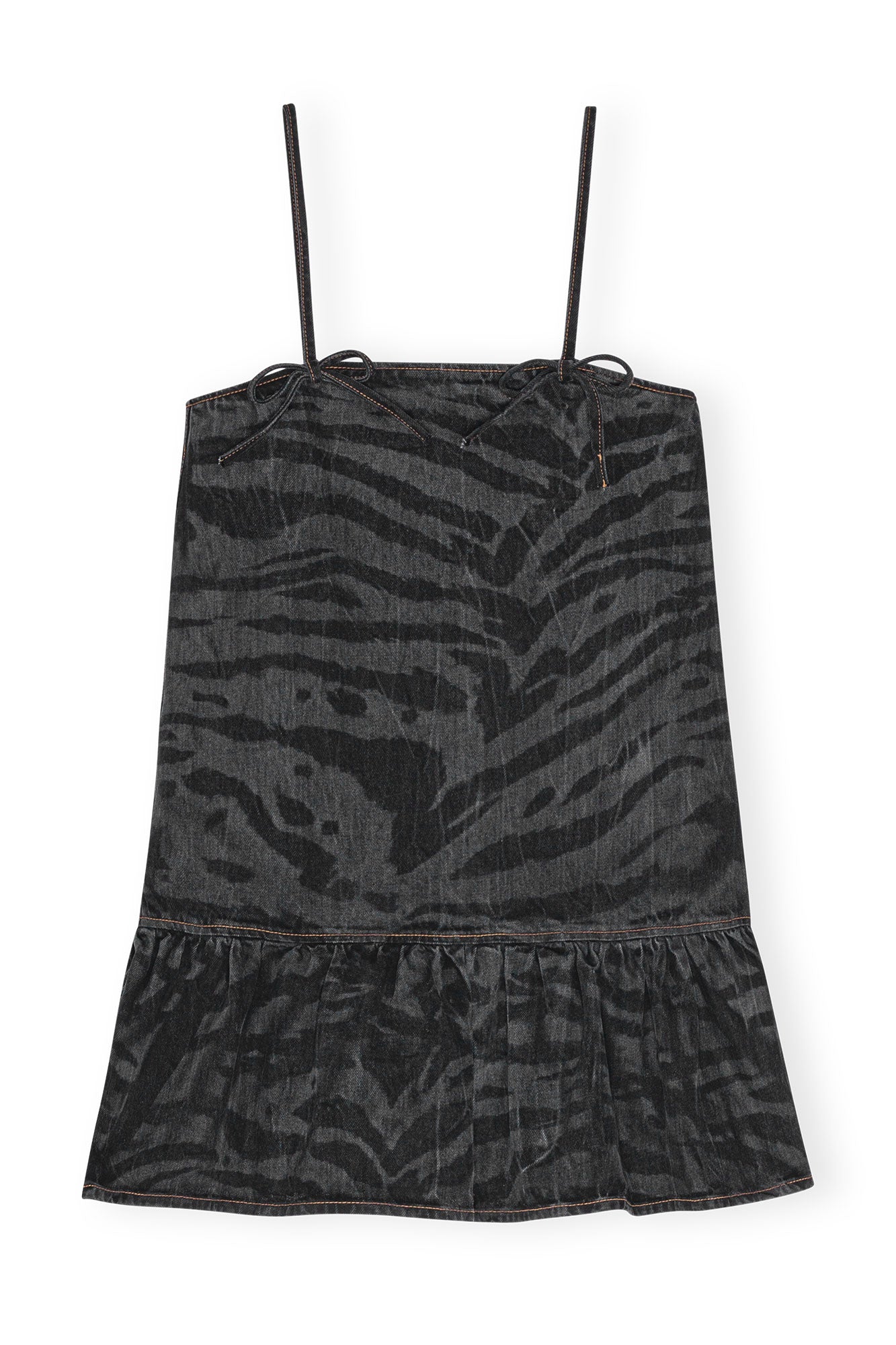 Dress in Printed Denim
 | Black