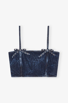 Strap Top | Mid Blue Stone