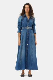 Light Denim Maxi Dress | Mid Blue Vintage