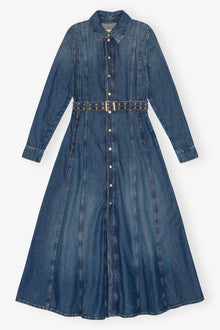 Light Denim Maxi Dress | Mid Blue Vintage