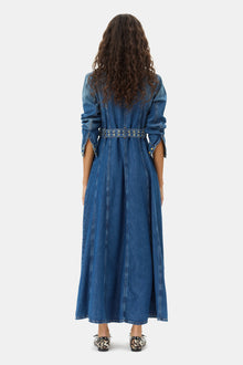 Light Denim Maxi Dress | Mid Blue Vintage