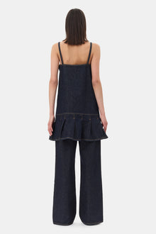 Denim Strap Mini Dress | Rinse