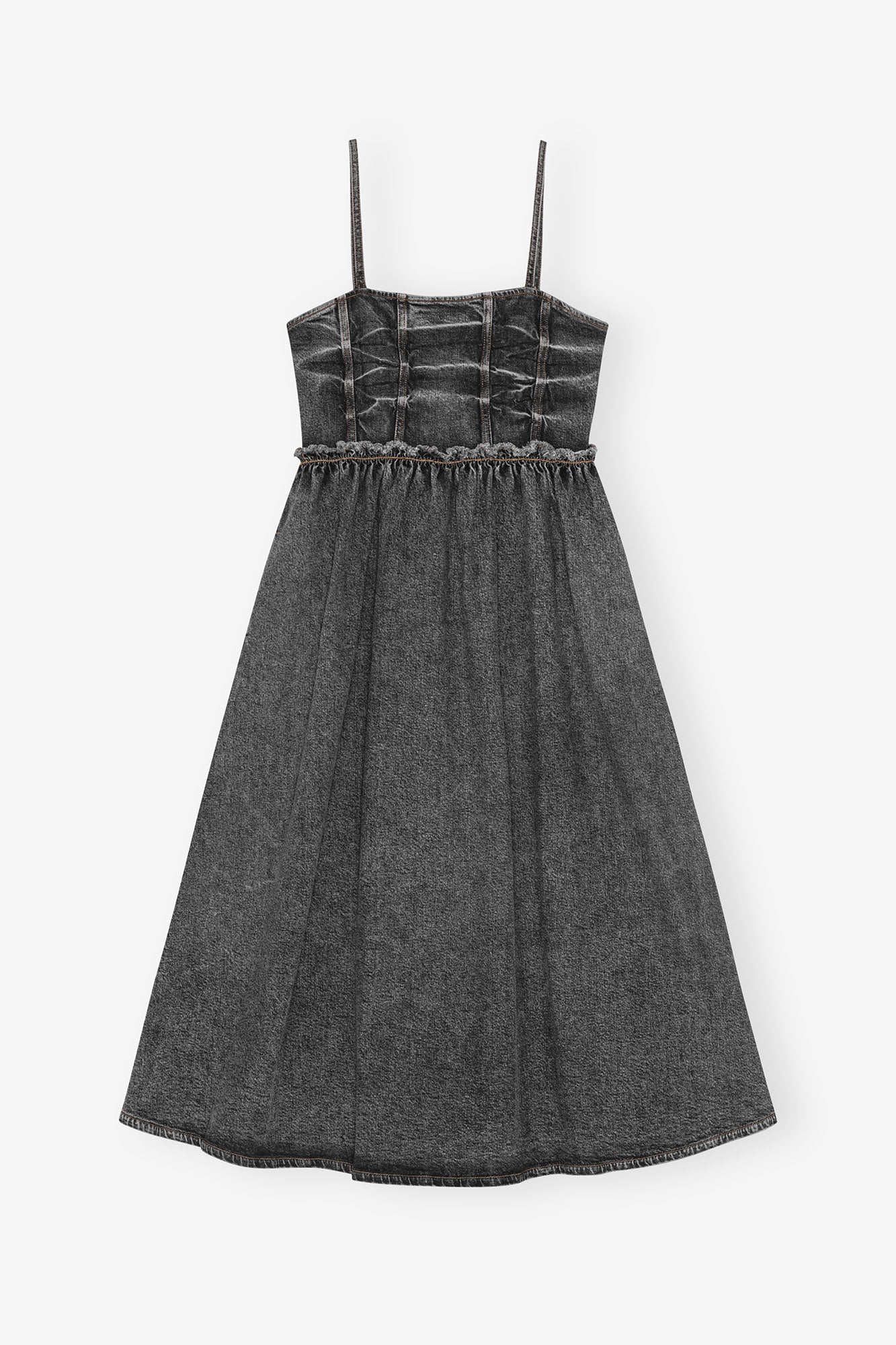 Stretch Future Denim Dress | Black Washed